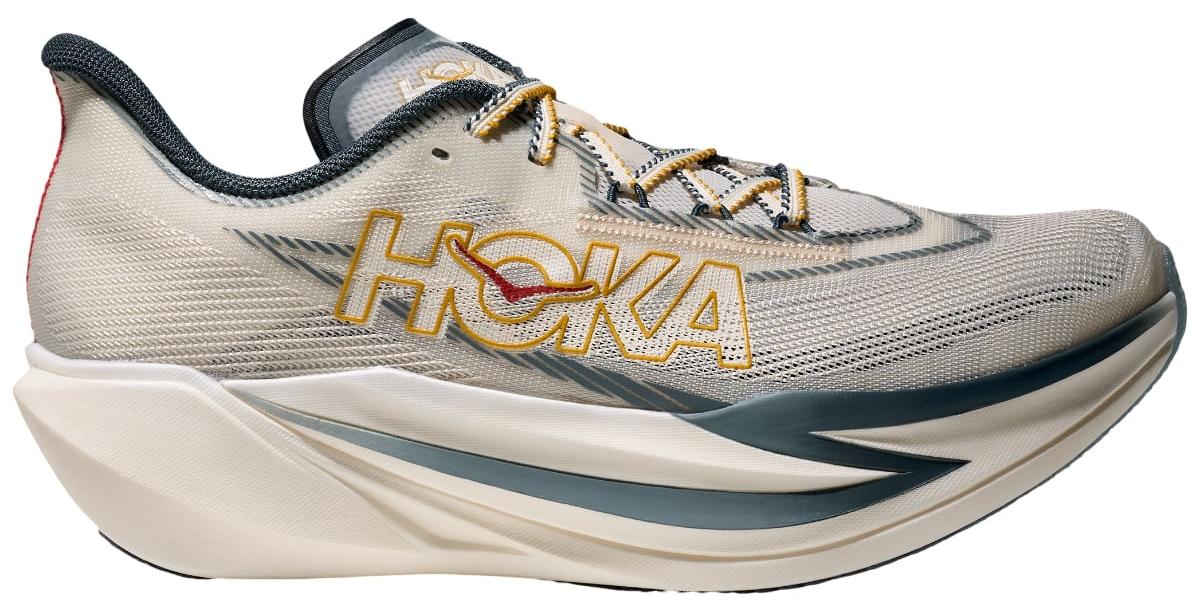 Laufschuhe Hoka Cielo X1 3.0-Creme/Grün-45 1/3
