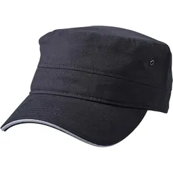 Myrtle Beach Unisex Military Sandwich Kappe Abenteuer Cap MB6555 black/dark grey one size
