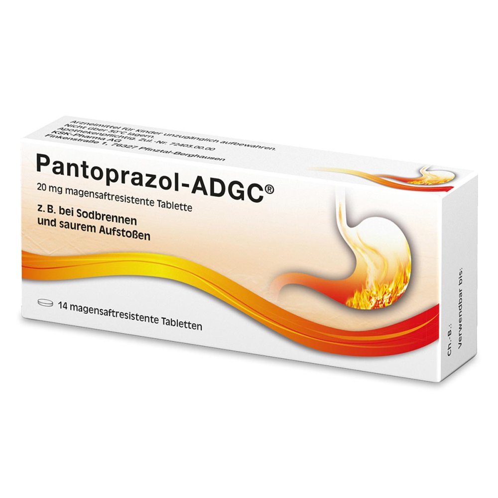 Zentiva Pharma GmbH Pantoprazol ADGC 20 mg 08998392