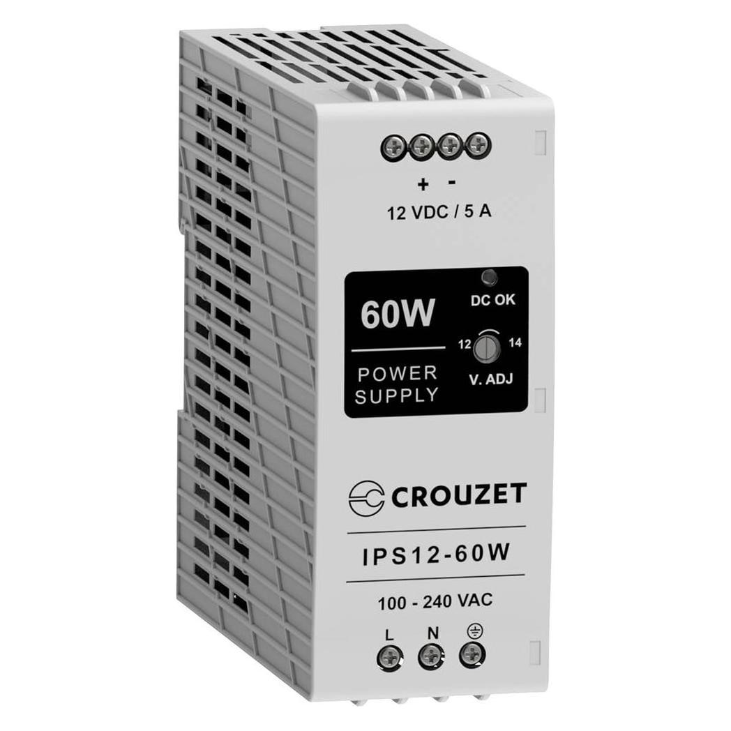 Crouzet Industrienetzteil 12V 5A 60W Inhalt 1St. (89452061)