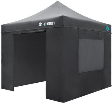 Thomann Pop-Up Tent 3x3m Full Set 1 noir