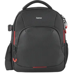 HAMA Kamera-Rucksack "Ohio", 150, Schwarz/Rot