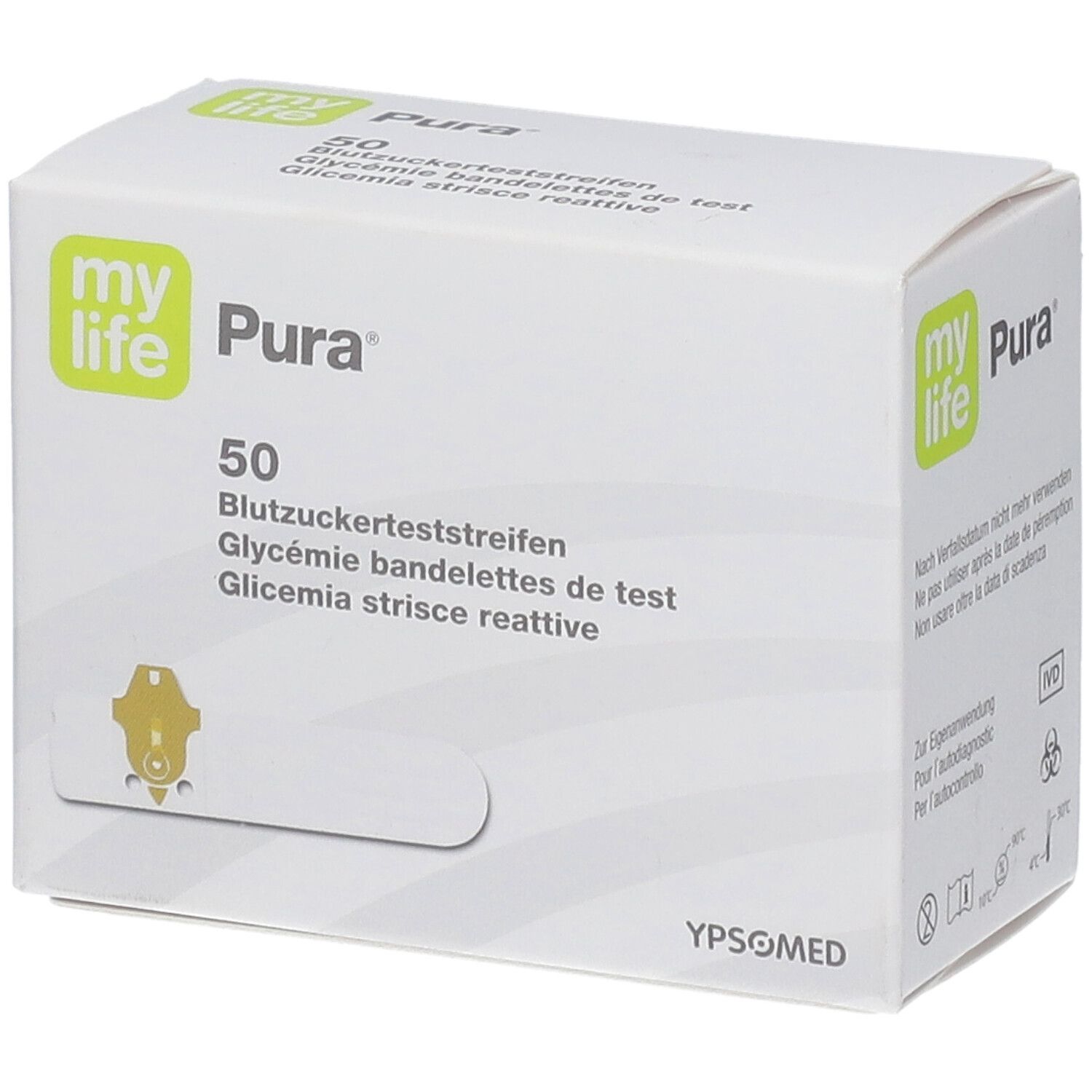 Pura Blutzucker Teststreifen 50 St