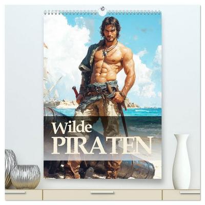 Wilde Piraten (hochwertiger Premium Wandkalender 2027 DIN A2 hoch), Kunstdruck in Hochglanz