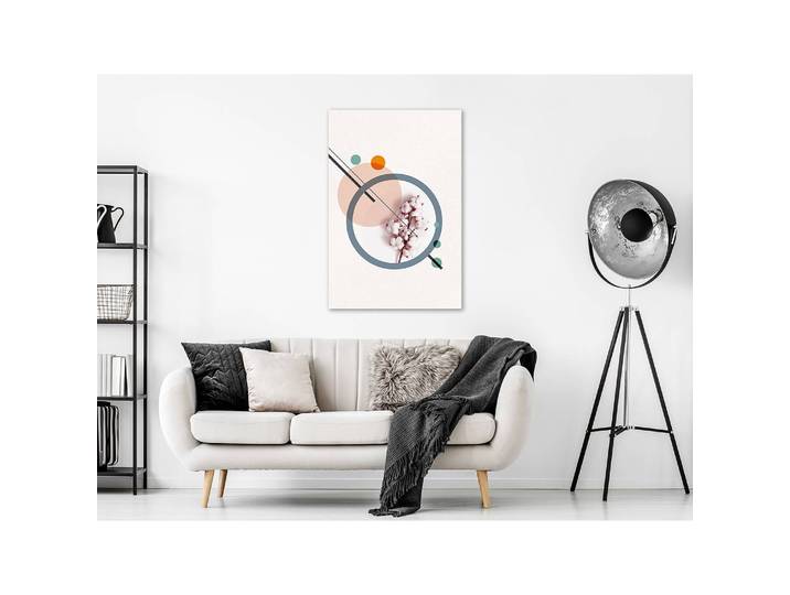 Tableau déco Geometric Cotton Lin Multicolore 40 x 60cm
