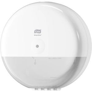 Tork Toilettenpapierspender SmartOne, 680000, T8 System, aus Kunststoff, für Jumbo Rolle, weiß
