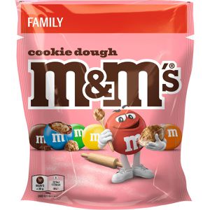 M&Ms Schokobonbons Cookie Dough, Family Pack, mit Keksteig-Kern & Milchschokolade, 290 g