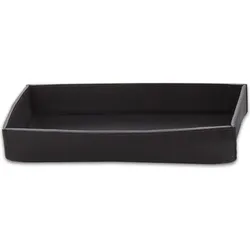 Nappa Badezimmertablett L schwarz