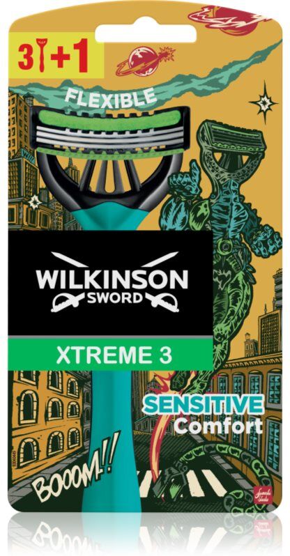 Wilkinson Sword Xtreme 3 Sensitive Comfort disposable razors M 4 pc