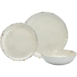 Flamefield Rustic Pearl Set Geschirrset 12-teilig