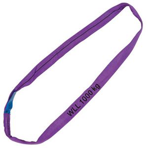 Petex Rundschlinge 47201124, Umfang 3 m, 1,5m Länge, EN 1492-2, violett, Traglast 1 Tonne