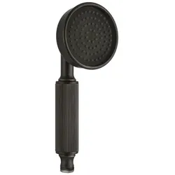 Gessi Venti20 Antikalk-Handbrause, 1 Strahl, Eigensichere Handbrause aus Metall, 65154187, Farbe: Bronze Antik