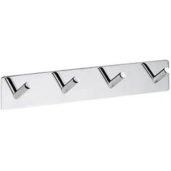 Brillantbad BEASY Hakenleiste Edelstahl poliert 38x255x45 mm für Bad & Küche >> zum Kleben