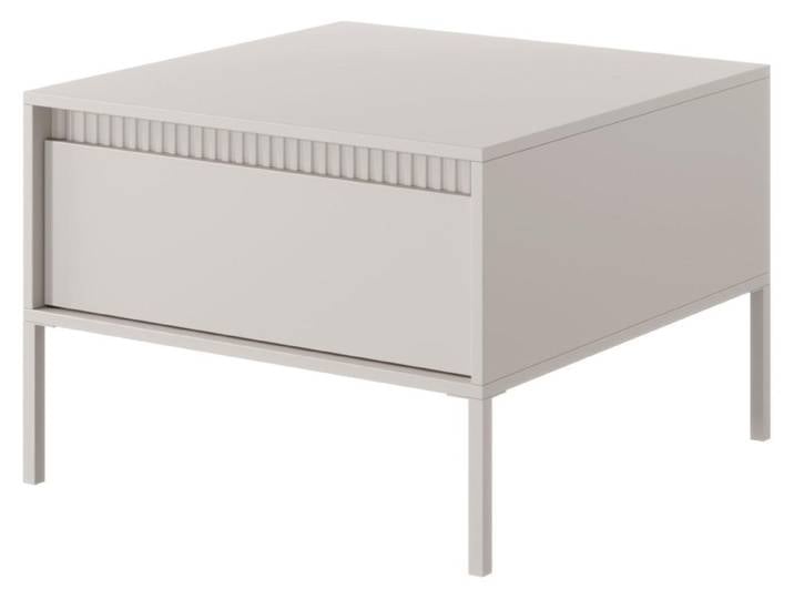 Selsey FALSETTO - Couchtisch mit Schublade - 68x68 cm - beige