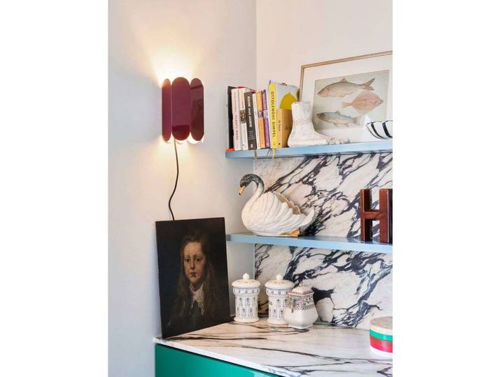 Arcs Switch Wandleuchte Cobalt Blue - HAY - Wohnzimmer - Metall