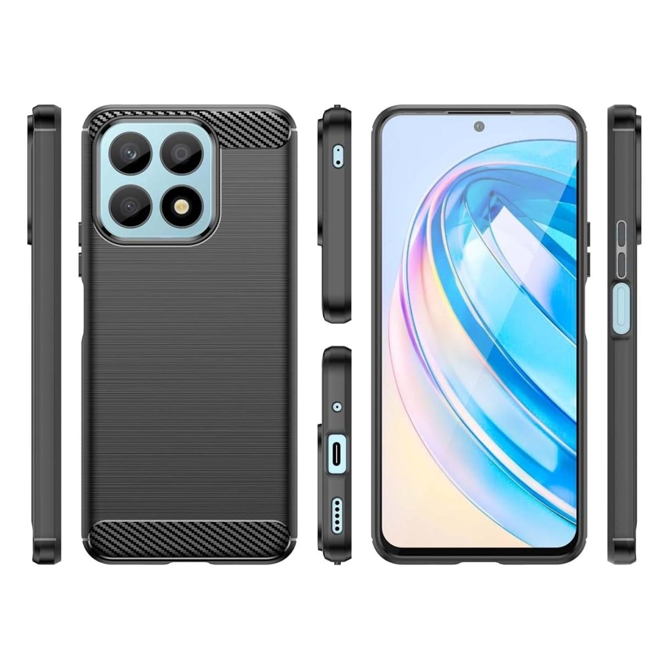 Screenguard Honor X8a Hülle Carbon Brushed Soft TPU (Honor X8a) (00033642)