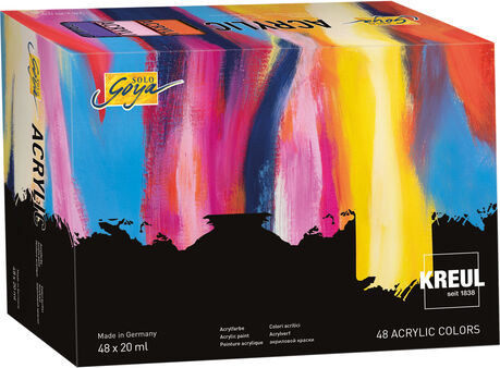 Kreul Künstler-Acrylfarben, 48x 20 ml