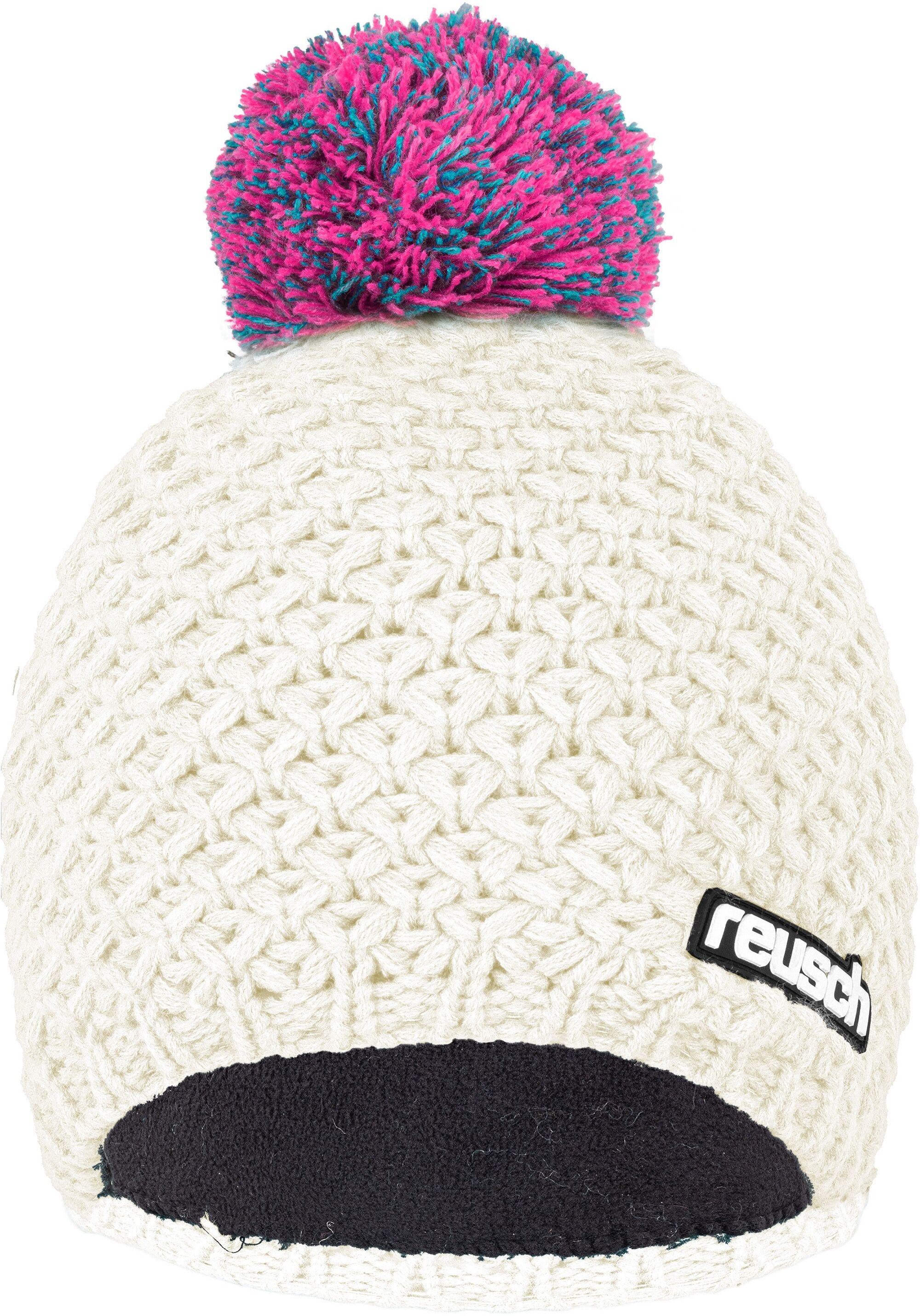 Beanie REUSCH "Reusch Mütze Elias Beanie für Sport & Freizeit", Damen, weiß, 100% Polyacryl, unifarben, Mützen Beanie, mit wärmendem Futter