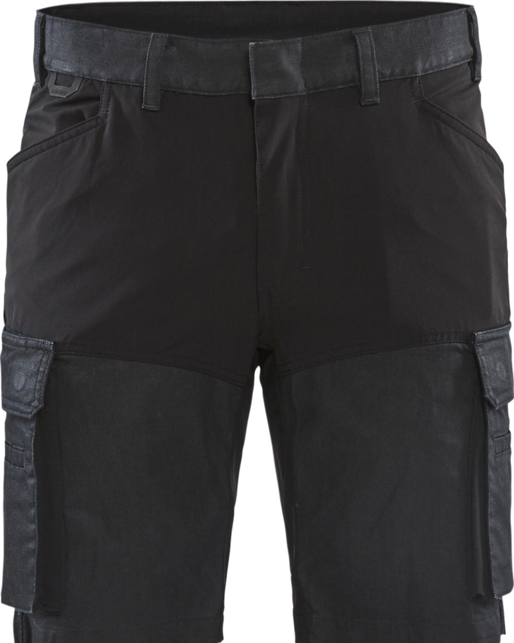 Blåkläder 1437 Service Shorts Stretch / Service Arbejdsshorts Stretch - C44 - Marineblå/sort