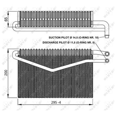 NRF Verdampfer, Klimaanlage EASY FIT 36152 für Mercedes