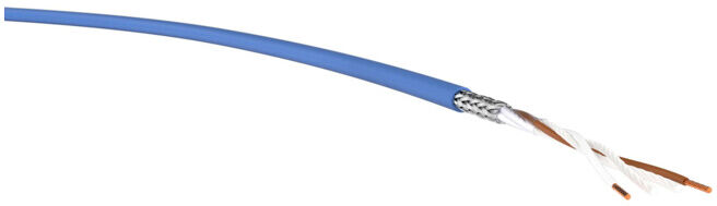 LIYCY/EB-OB 2x 0,75 T.500 Câble électronique blindé bleu ; sonepar (LIYCY/EB-OB 2x 0,75 T.500)