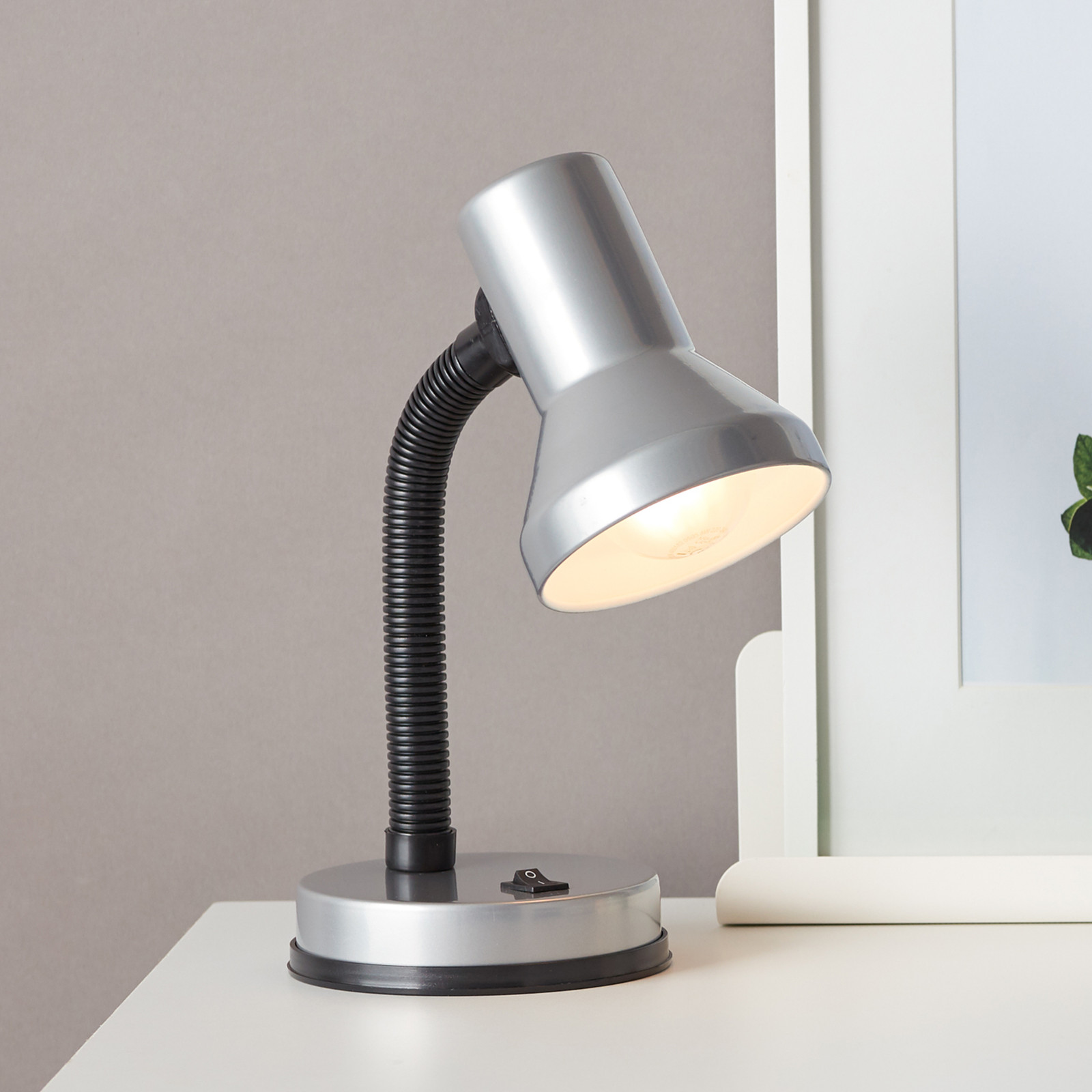 Brilliant Junior LED bureaulamp - Grijs