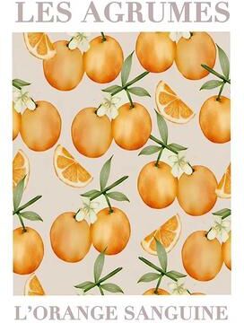Inspired Finds Retro Lemon Garden Canvas Wall Art Print For Summer Home Decor And Modern Living Spaces vintage Citrus Harvest 15.75x23.62in