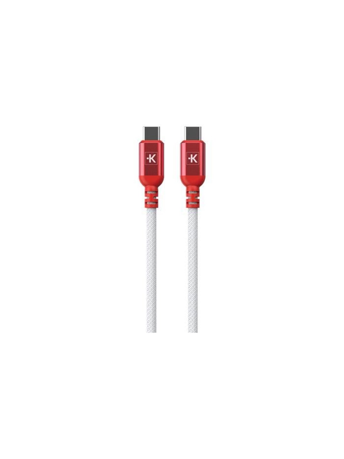 SKross Link Cable 150cm 100W USB-C to USB-C Braided cable - White