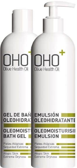 OHO Pack Emulsión Oleohidratante 400ml + Gel Baño Oleohidratante 400ml