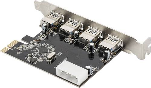 Digitus 4 Port PCI-Express Karte USB-A (USB 3.0) PCIe