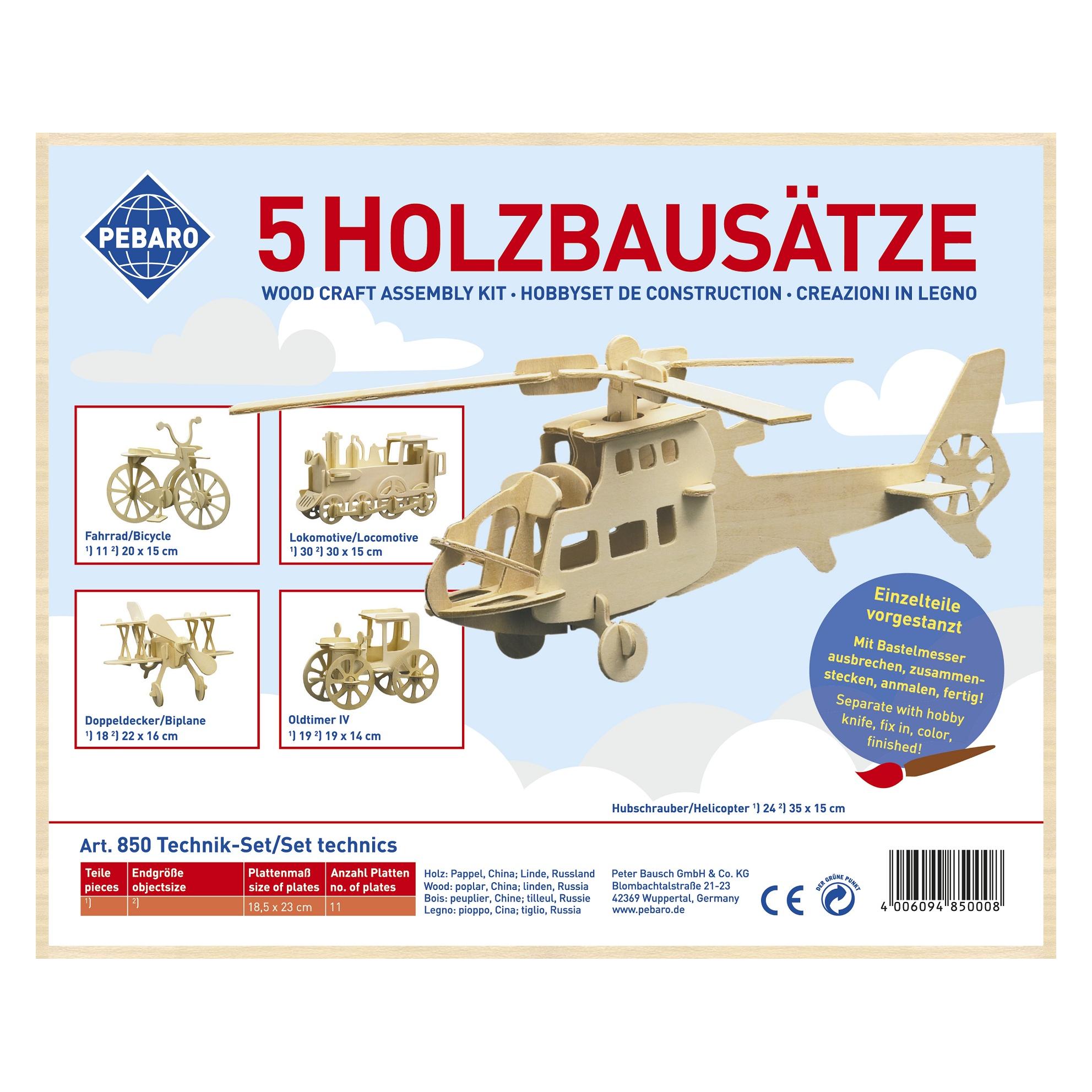 Pebaro Holzbausätze 5 xTechnik (M850)