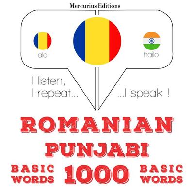 Punjabi - Romania: 1000 de cuvinte de bază - JM Gardner, Audio, 9782821144576