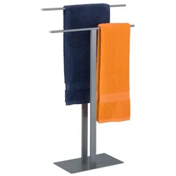 Relaxdays Handtuchständer T-Design in Grau Grau