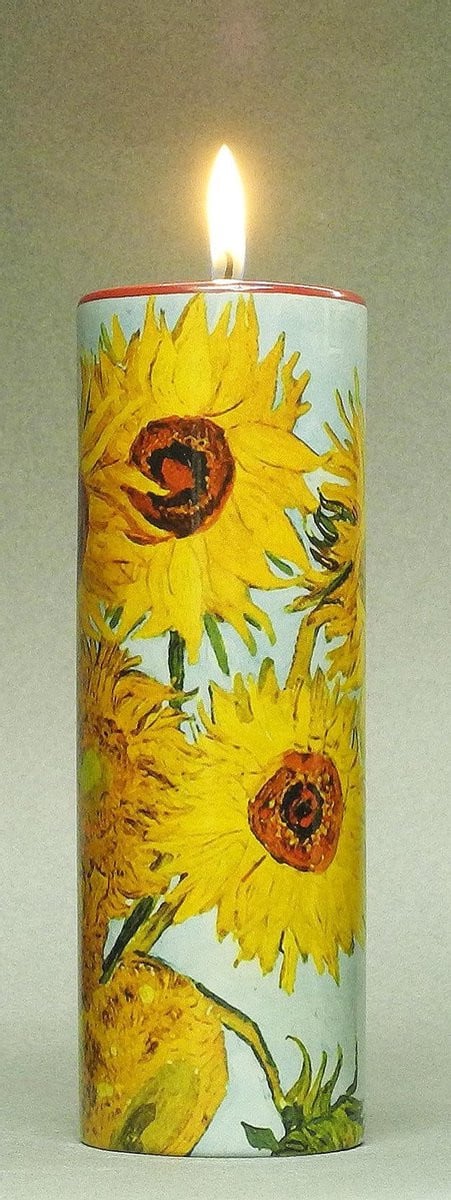 Van Gogh Sunflowers Tealighthouder