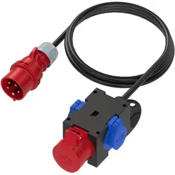 PCE, Baustromverteiler, CEE Stromverteiler (2x, CEE 16/3, CEE 16/5, CEE 7/4)