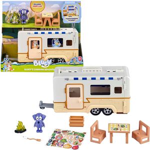 Bluey Spielset 13086, ab 3 Jahre, Campervan, 7 Teile