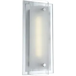 LED Wandleuchte Wandlampe Wandspot Chrom Metall Spiegelrand Schlafzimmer Küche