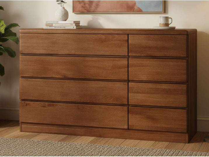 Kommode Kernbuche Dunkel „Norbert“ 150 cm Massivholz Buche Dunkel