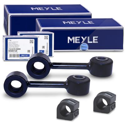 Meyle 2x Koppelstange + 2x Lagerung Stabilisator vorne [Hersteller-Nr. 40671190] für VW