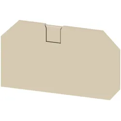 Weidmüller Abschlussplatte (Klemmen), dunkelbeige, Höhe: 6 SLEP 2C 6