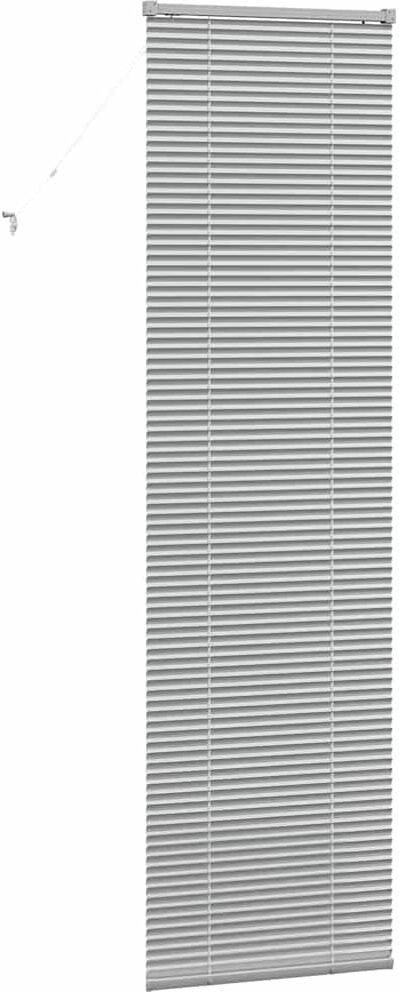 Latitude Run Horizontal/Venetian blind Silver 220cm L x 55cm W
