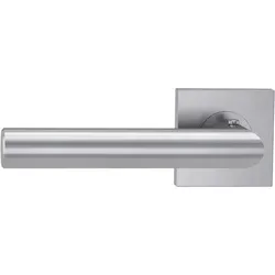 Griffwerk Türgriff Lucia - alle Ausführungen Smart2Lock 2.0 (außen roter Punkt) DIN Links PROF - Schraubtechnik (eckig) Edelstahl (matt)