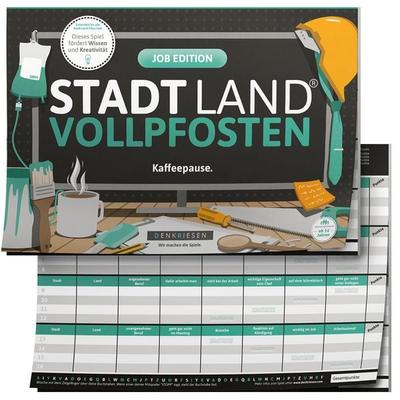DENKRIESEN - STADT LAND VOLLPFOSTEN® - JOB EDITION 'Kaffeepause.' - A4