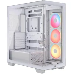 Corsair 3500X LX-R RGB iCUE LINK (ATX, E-ATX, mATX, Mini-ITX), PC Gehäuse, Weiss
