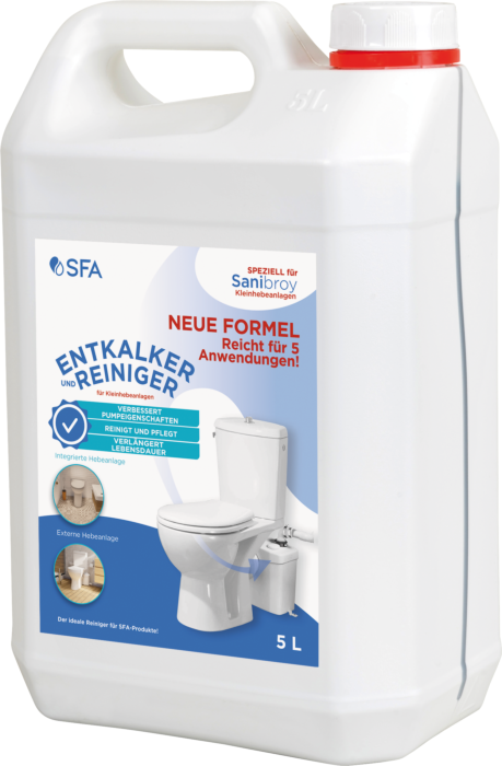 SFA Entkalker/ Spezialreiniger X2910N5 5 Liter, für Kleinhebeanlagen, für 5 Anwendungen