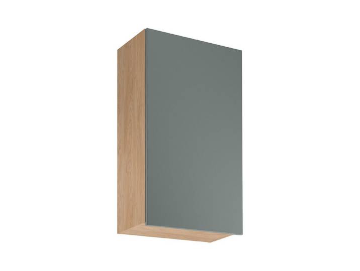 ROYAL24_MARKT Hängeschrank - Perfekte Raumnutzung für jede Küche. (Küche Hängeschrank, 1-St., Premium - Sorento Grün Sonoma Eiche - G60 P/L) Zeitlos - Exklusiv - Top Qualität.