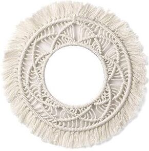 Fusion Finds Handmade Macrame Wall Hanging Boho Woven Tapestry For Living Room & Bedroom Decor b