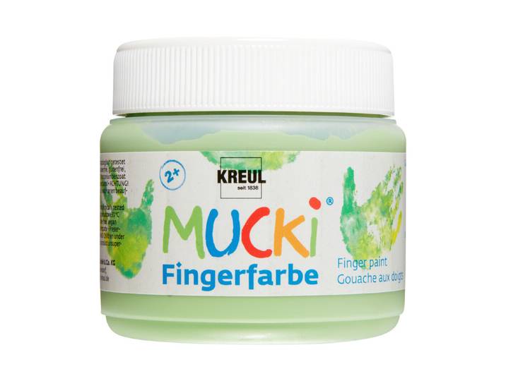 Kreul Mucki Fingerfarbe Grün 150 ml