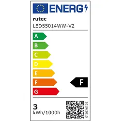 Rutec Licht, Einbauleuchte, Rutec LED55014WW-V2