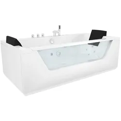 Whirlpool mit Reinigungsfunktion, Pool  Badewanne Wanne AcquaVapore W83R-C-SC aktive Schlauch-Reinigung +70.-€